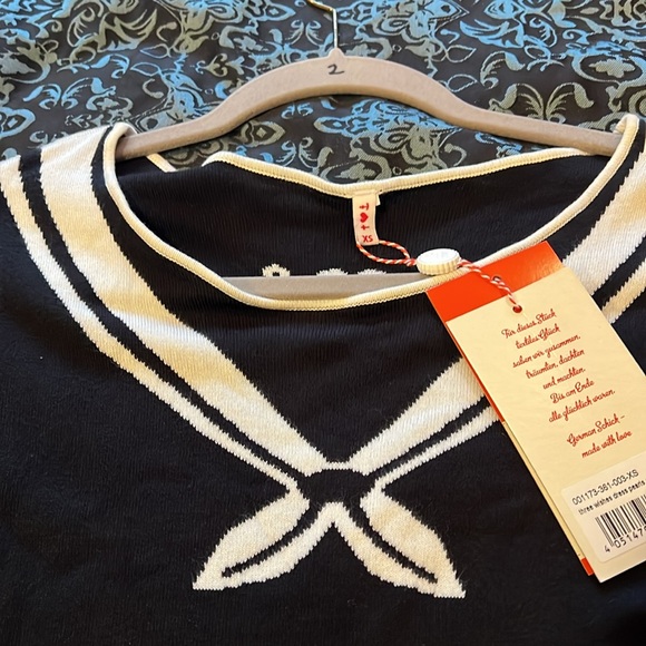 THREE WISHES DRESS , women’s Black and White Polka Dot Dress, size XS - Picture 4 of 8